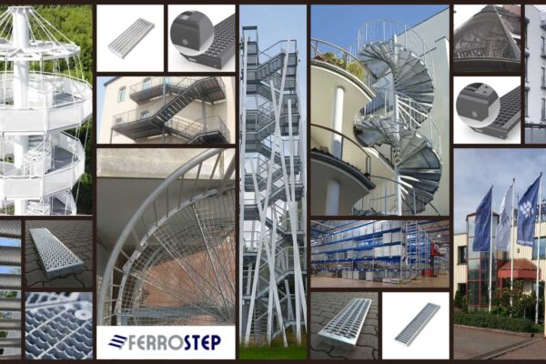 Geradläufige Treppen Ferrostep
